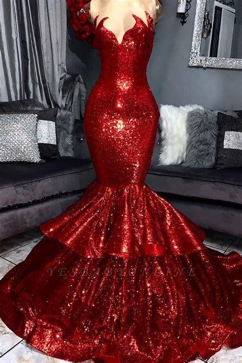 mermaid gowns red carpet